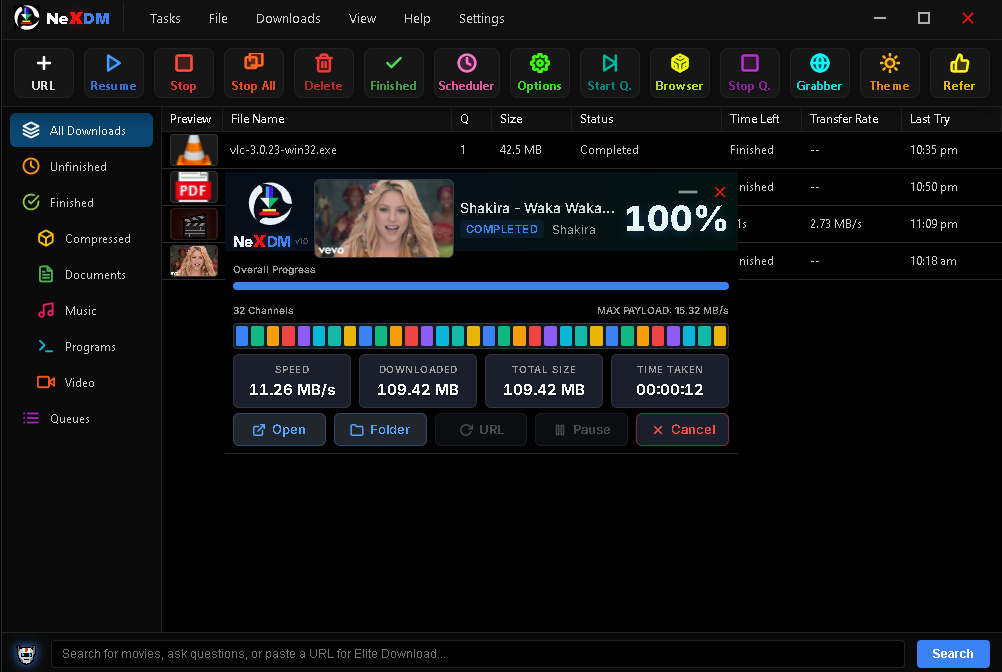 NexDM Elite Application Interface